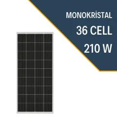 210W MONOKRİSTAL PANEL